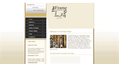 Desktop Screenshot of frameshopofhenrietta.com